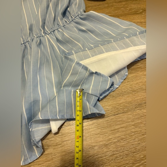 White Fox Strapless Romper - Picture 5 of 7